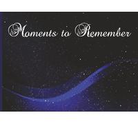 Moments to Remember: Autograph Book & Memory Scrapbook with Abstract Cover | 200 Blank Pages for Signatures, Stories, Photos & Keepsakes from Concerts, Vacations, Events, School & More
