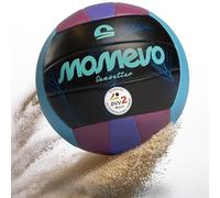Momevo Sunsetter Pallone Pallavolo - Pallone Beach Volley, confermato DVV, misura ufficiale 5, superficie morbida in poliuretano, ideale come regalo (Palm Purple, Sin Pompa Per Palloni)