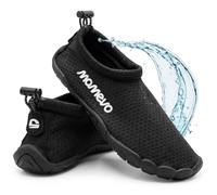 MOMEVO® WaterMates Scarpe Acqua Punta Larga, Nero, 45 EU