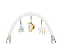 Momi Barra Giocattoli Zizi per Il Montaggio su Una sdraietta a Dondolo, Passeggino, Marsupio per Neonati o Lettino, con 3 Giocattoli sensoriali Rimovibili, Facile Montaggio a Pressione Senza Attrezzi