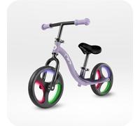 Momi Bicicletta senza pedali ISOKA per bambini 2+ anni (max 35 kg), telaio in metallo leggero 3,5 kg, regolazione altezza manubrio e sella senza attrezzi, ruote in gomma TPR con LED