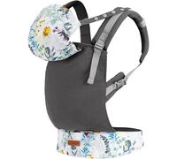 MoMi Marsupio Front & Back Fino a 20 Kg COLLET FLOWERS