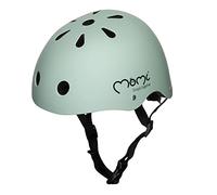 MoMi MIMI Casco regolabile (1-4 anni), circonferenza 48-55 cm, casco da bicicletta resistente, 11 prese d'aria, imbottitura in schiuma, cinturino regolabile