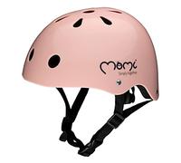 MoMi MIMI Casco regolabile, circonferenza 48-55 cm, casco da bicicletta resistente, 11 prese d'aria, imbottitura in schiuma, cinturino regolabile