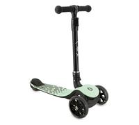 Monopattino bambini 3 ruote MoMi SAN 2 in 1, manubrio regolabile (60/66/72 cm), pieghevole, ruote LED con cuscinetti ABEC-7, freno a pedale, leggero 2,7 kg