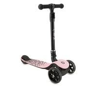 Monopattino bambini 3 ruote MoMi SAN 2 in 1, manubrio regolabile (60/66/72 cm), pieghevole, ruote LED con cuscinetti ABEC-7, freno a pedale, leggero 2,7 kg