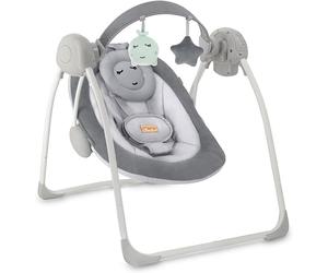 MoMi Sdraietta Elettrica ed Altalena con Melodie e Timer LISS Orsetto GREY