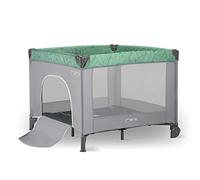 MoMi Stalla di stazionamento MAMU | 100 x 100 x 78 cm | Per bambini fino a 15 kg | 2 ruote per lo spostamento | Maglia ariosa | Borsa da trasporto | Giada