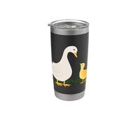 Momma Duck e Il suo anatroccolo Bicchiere termico in acciaio inox doppia parete
