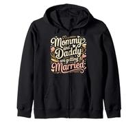 Mommy And Daddy Are Getting Married Kid Wedding - Felpa con Cappuccio