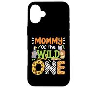 Mommy Of The Wild One Bambini Ragazzi Safari Zoo Compleanno Famiglia Custodia per iPhone 16 Plus