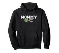 Mommy Powered By Love Fueled By Coffee Felpa con Cappuccio