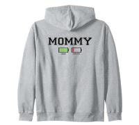Mommy Powered By Love Fueled By Coffee Felpa con Cappuccio