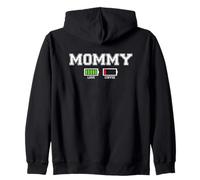 Mommy Powered By Love Fueled By Coffee Felpa con Cappuccio