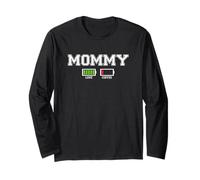 Mommy Powered By Love Fueled By Coffee Maglia a Manica