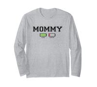 Mommy Powered By Love Fueled By Coffee Maglia a Manica
