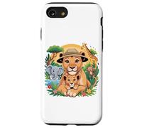 Mommy Safari Adventure - Carino Jungle Animal Family Matching Custodia per iPhone SE (2020) / 7/8