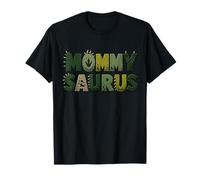 Mommy Saurus Mom Matching Family Birthday Dinosaur Maglietta