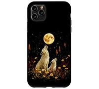 Mommy Wolf & Cub Howling at the Moon Festa della mamma Natale Custodia per iPhone 11 Pro Max
