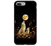 Mommy Wolf & Cub Howling at the Moon Festa della mamma Natale Custodia per iPhone 7 Plus/8 Plus