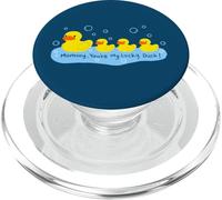 Mommy You're My Lucky Duck Cute Rubber Ducky PopSockets PopGrip per MagSafe