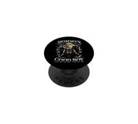 Mommy's Good Boy Wolf Pack Full Moon Bootleg Divertente PopSockets PopGrip Adesivo