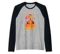 Mommy's LittleTurkey Thanksgiving Thankful for Family Maglia con Maniche Raglan