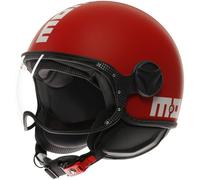 Casco Jet Momodesign FGTR CLASSIC Candy Red/White Taglia:L