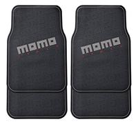 Momo CM009BG Set Completo 4 Tappetini Universali PVC, Nero/Grigio