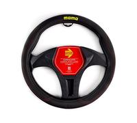 Momo Racing Coprivolante per auto Comfort Poliuretano universale 38-39 cm Nero/Rosso