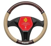 Momo Racing Coprivolante MOMLSWC0LXBEW Luxury Wood PVC beige/marrone Ø 38-39 cm