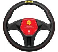 Momo Racing Coprivolante per auto Comfort Poliuretano universale 38-39 cm Nero/Rosso