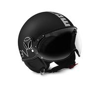 MOMO DESIGN Casco CLASSIC Nero Opaco - Argento, Taglia XL