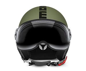 MOMO DESIGN Casco CLASSIC Verde Militare Opaco, Taglia XS