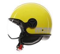 Momo Design casco jet Fgtr Classic 2206 Candy - Giallo / Decal Bianco L