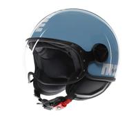 Casco Jet Momodesign FGTR CLASSIC Candy Blue/White Taglia:L