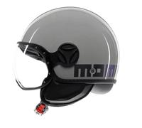 Momo Design casco jet Fgtr Classic 2206 Flip - Blu / Fucsia S