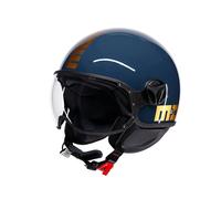 MOMO DESIGN FIGHTER CLASSIC E2206 JET FLIP BRASS BLUE / GOLD TG XL 61 cm