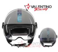 MOMO DESIGN FIGHTER CLASSIC E2206 JET FLIP BLUE / FUXSIA TG M 57/58 cm