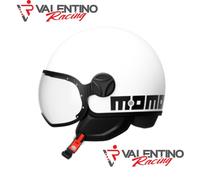 MOMO DESIGN FIGHTER CLASSIC E2206 JET MONO WHITE/BLACK TG XS 53/54 cm