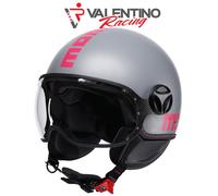 MOMO DESIGN FIGHTER CLASSIC JET 023 FLUO MATT GREY / FUCSIA TG S 55/56 cm