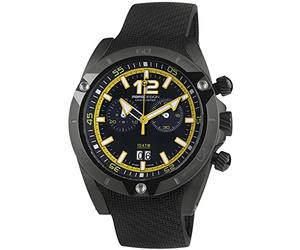 MOMO Design Orologio Dive Master MD282BK-31 - Cronografo Al Quarzo da in gomma
