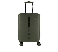 MOMO Design Trolley Cabin Small con Logo Verde Militare e Nero