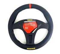 COPRIVOLANTE PER AUTO MARCA MOMO COLORE NERO ROSSO