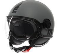 MOMO FGTR Classic Mono Casco Jet, grigio, taglia XS per maschi