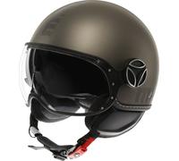 MOMO FGTR Evo Hip Casco Jet, marrone, taglia XS per maschi