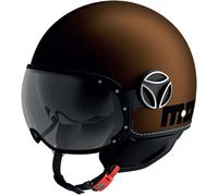 MOMO FGTR Evo Mono Casco Jet, marrone, taglia L per maschi