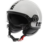 MOMO FGTR Evo Mono S26 Casco a reazione, Bianco, Taglia L (59/60)