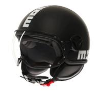 MOMO FIGHTER CLASSIC E2206 NERO OPACO WHITE