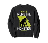 Momo Il Mostro Missouri State America Cryptid Felpa